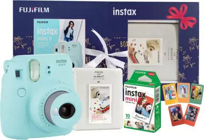  Buy FUJIFILM Instax Treasure Box Mini 9 Instant Camera (Blue)