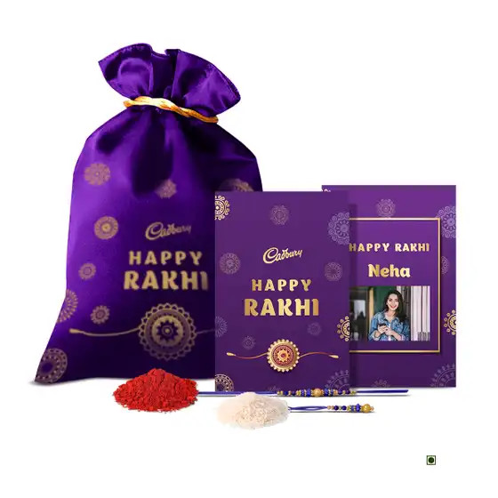 Personalised Happy Rakhi Potli