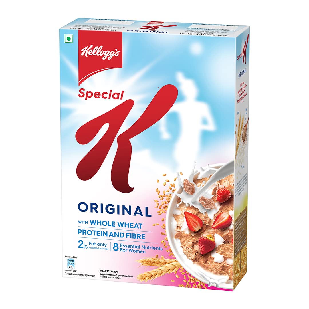 Kellogg's Original Special K | Low Fat | Breakfast Cereals | High in B group Vitamins| Source of Protein & Fibre