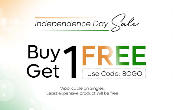Independence Day Sale | Buy 1 Get 1 Free
