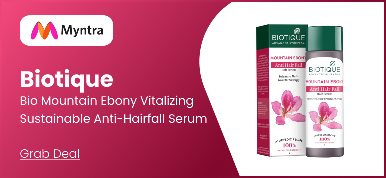 Biotique Bio Mountain Ebony Vitalizing Sustainable Anti-Hairfall Serum 120 ml