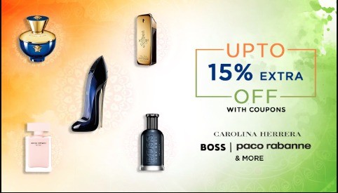 Upto 15 % OFF On Perfumes 