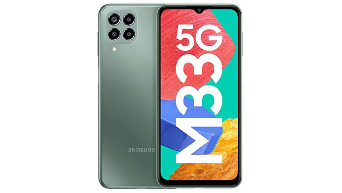 Samsung Galaxy M33 5G (Mystique Green, 6GB, 128GB Storage) 
