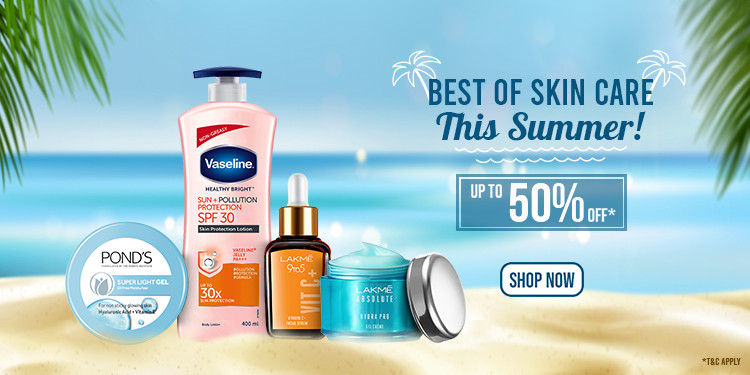 Upto 50% Off On Summer Range Skin Care