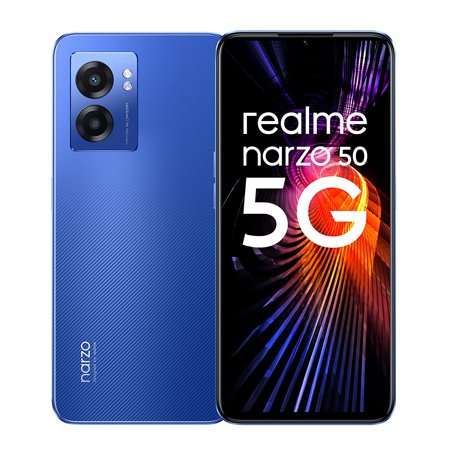 Realme narzo 50 5G (Hyper Blue, 4GB RAM+64GB Storage) 