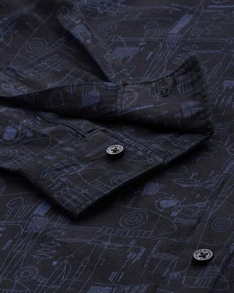 THE INDIAN GARAGE CO Printed Slim Fit Shirt