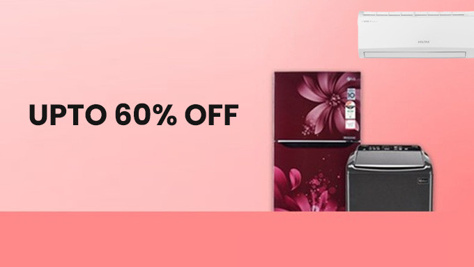 Great Indian Festival | Offers on Large Appliances Upto 60% OFF
