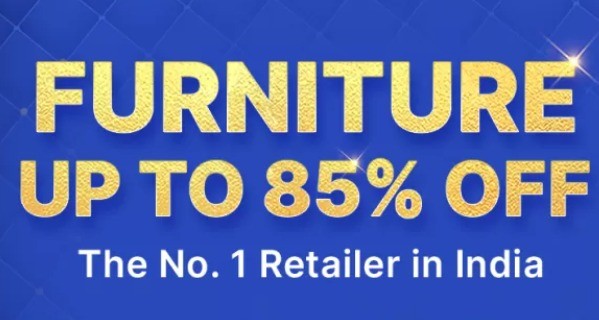Upto 85% Off on Furniture & Mattresses 