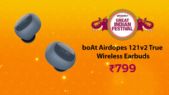 boAt Airdopes 121v2 True Wireless Earbuds with Upto 14 Hours Playback