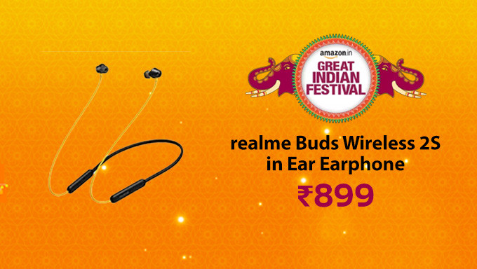 Realme Buds Wireless 2S in Ear Earphone with mic, Dual Device Switching 