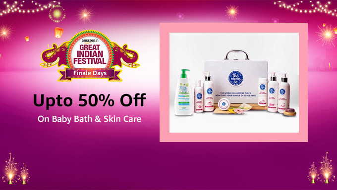 GREAT INDIAN FESTIVAL| Upto 50% Off On Baby Bath & Skin Care