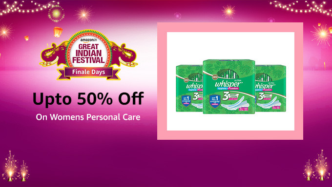 GREAT INDIAN FESTIVAL| Upto 50% Off On Womens Personal Care