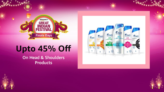 GREAT INDIAN FESTIVAL | Upto 45% Off On Head & Shoulders Products + Extra Rs.50 Off