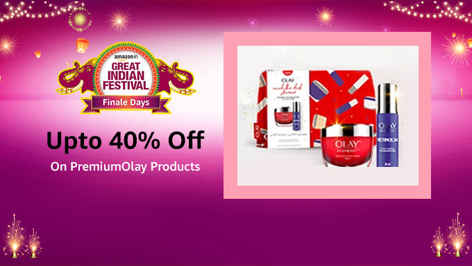 GREAT INDIAN FESTIVAL | Upto 40% Off On Premium Olay Products + Extra Rs.50 Off