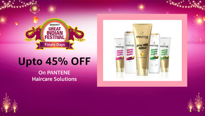 GREAT INDIAN FESTIVAL | Upto 45% Off On PANTENE Haircare Solutions + Extra Rs.50 Off