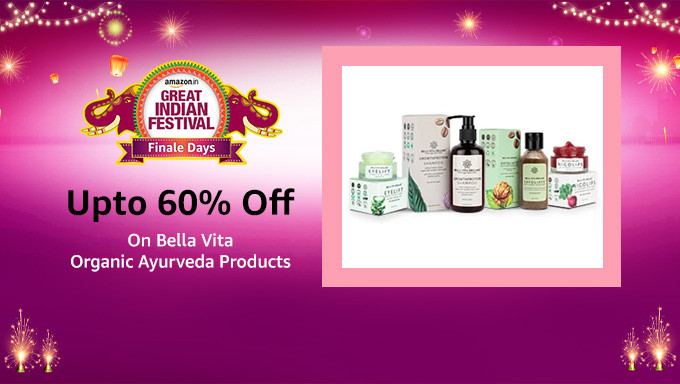 GREAT INDIAN FESTIVAL | Upto 60% Off On Bella Vita Organic Ayurveda Products + Extra Rs.50 Off