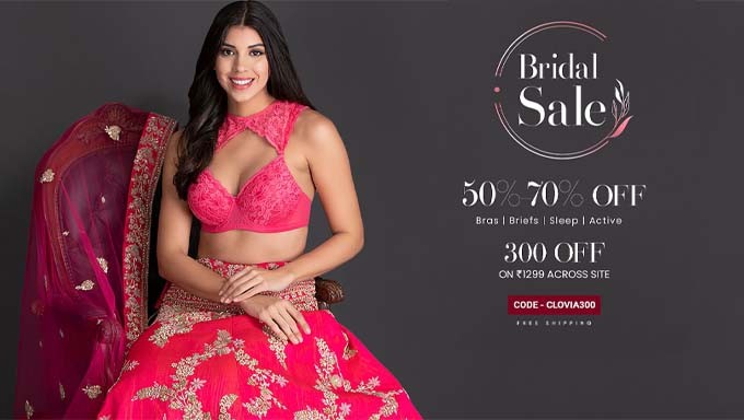 Bridal Sale | 50-70% OFF + Extra Rs.300 OFF on Order Above 1299 Across Site 