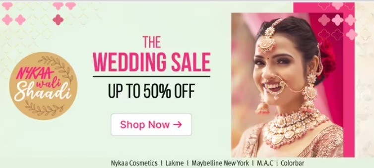 The Wedding Sale | Upto 50% Off On Beauty & Makeup Products