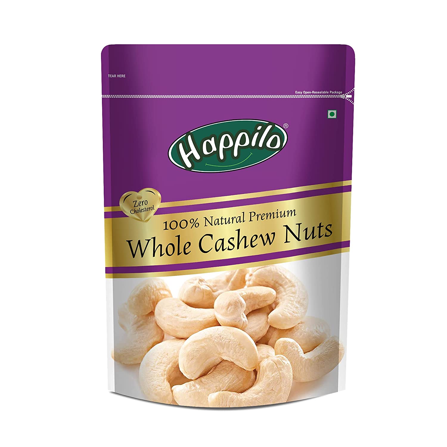 Happilo 100% Natural Premium 200g Whole Cashews 