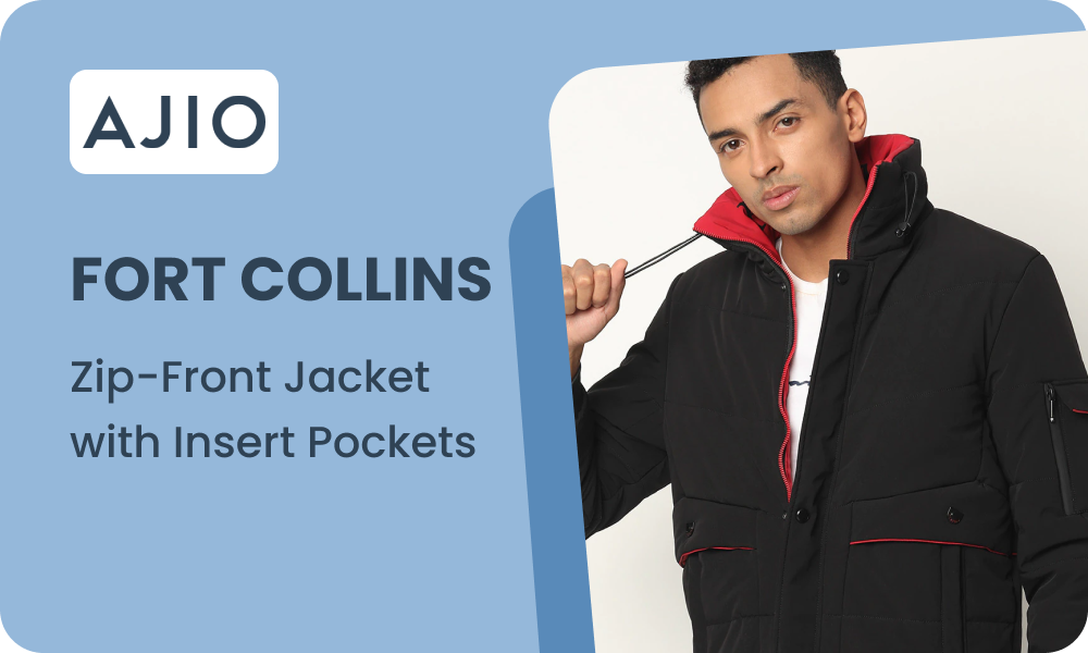 FORT COLLINS Zip-Front Jacket with Insert Pockets 