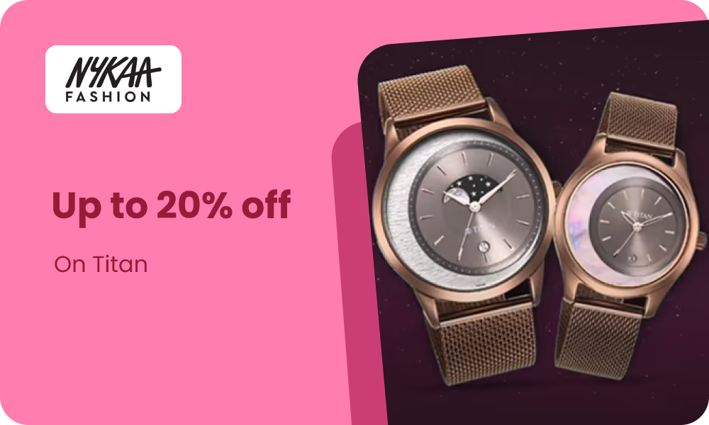 Upto 20% Off On Titan