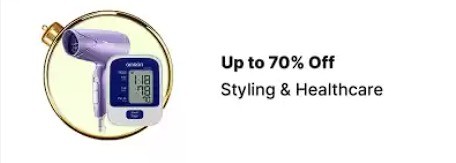 Upto 70% Off On Styling & Health Care
