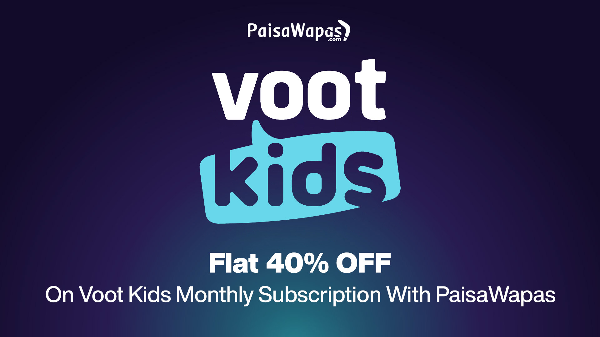 Voot kids Subscription Offer