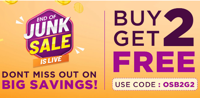 End Of Junk Sale | Buy 2 Get 2 Free