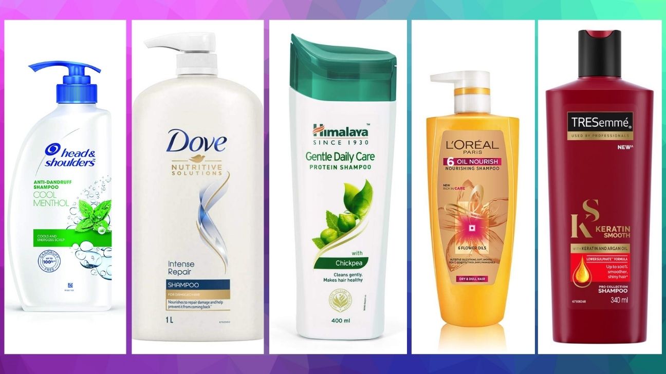 Top 15 Shampoo Brands in India for Hairfall Dandruff Splitends, etc