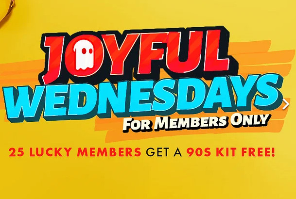 Souled Store Joyful Wednesday Offer - 25 Lucky Members Get (For Members Only) a 90S Kit Free 