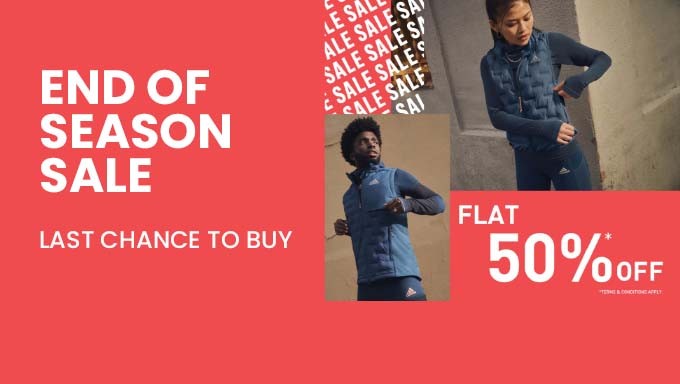 END OF SEASON SALE | Flat 50% Off on Sitewide + Free Shipping