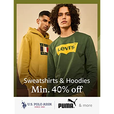 Min 50% Off On Sweatshirts & Hoodies