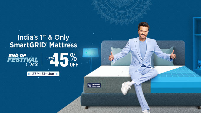 End Of Festival Sale | Upto 45% Off + Extra 5% Off On Mattress, Beds, Pillows & More