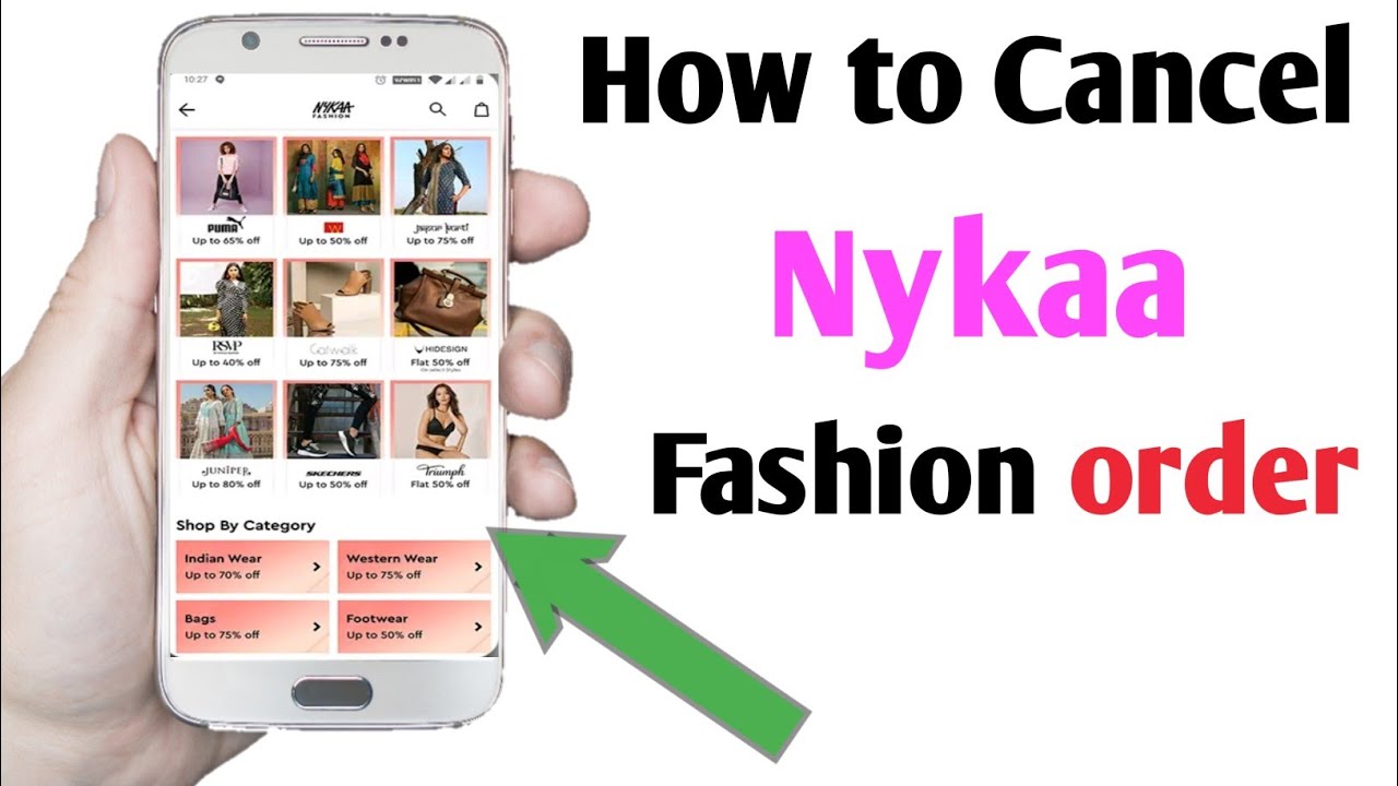 How to cancel orders on Nykaa