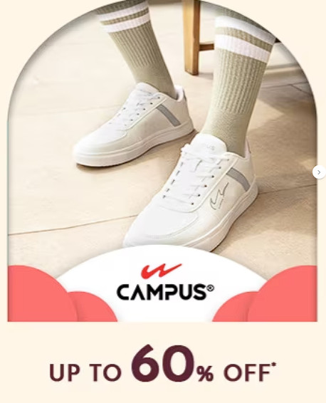 Campus Footwear Starting At Rs.154