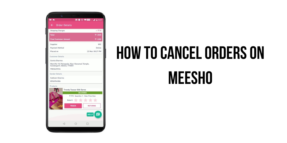 How to cancel orders on Meesho