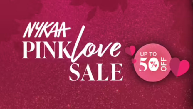 Nykaa Pink Love Sale | Upto 50% OFF On Beauty Products