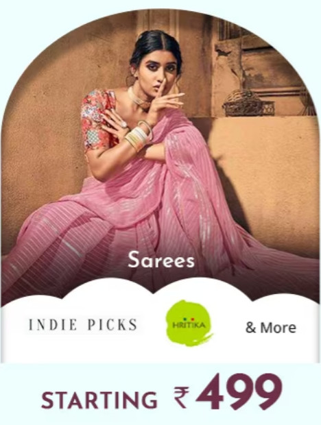 Sarees Starting @ Rs.499 Only