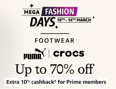 Upto 70% OFF On Sneakers & Shoes 
