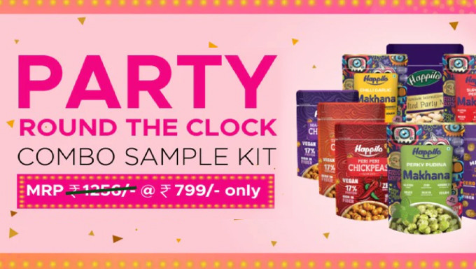 Party Round The Clock | Buy Sample Kit At Rs.799 Only