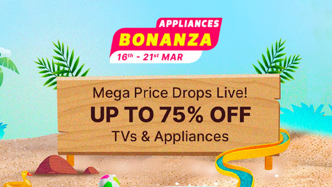 Appliances Bonanza | Upto 75% Off On Electronics & Accessories + No Cost EMI