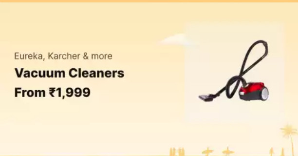 Get up to 50% Off On Vacuum Cleaners 