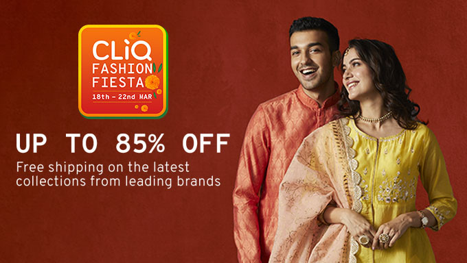 CliQ Fashion Fiesta Sale | Upto 85% Off On Men's & Women's Fashion and Accessories
