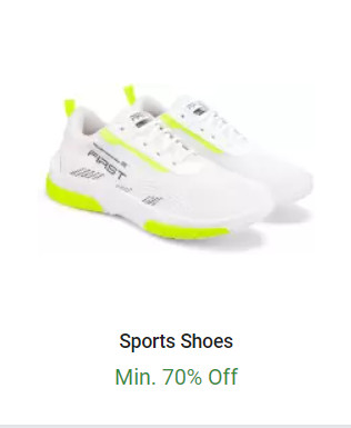 Upto 80% OFF On Sports Shoes
