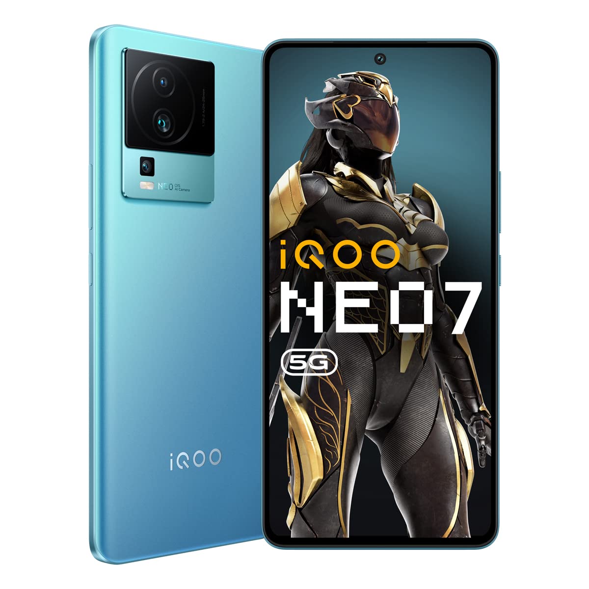 iQOO Neo 7 5G (Frost Blue, 8GB RAM, 128GB Storage) | MediaTek Dimensity 8200, only 4nm Processor in The Segment | 50% Charge in 10 mins | Motion Control & 90 FPS Gaming