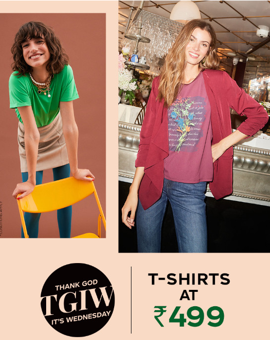 Thank God It's Wednesday | Pick Tees For Just Rs.499