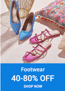 40% - 80% OFF On Women Footwear