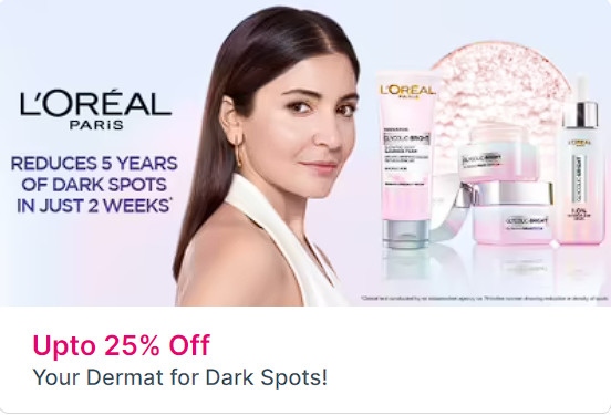 Upto 25% Off On Loreal & Great Deals On Combos