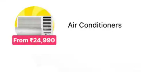 Upto 40% Off on Air Conditioners