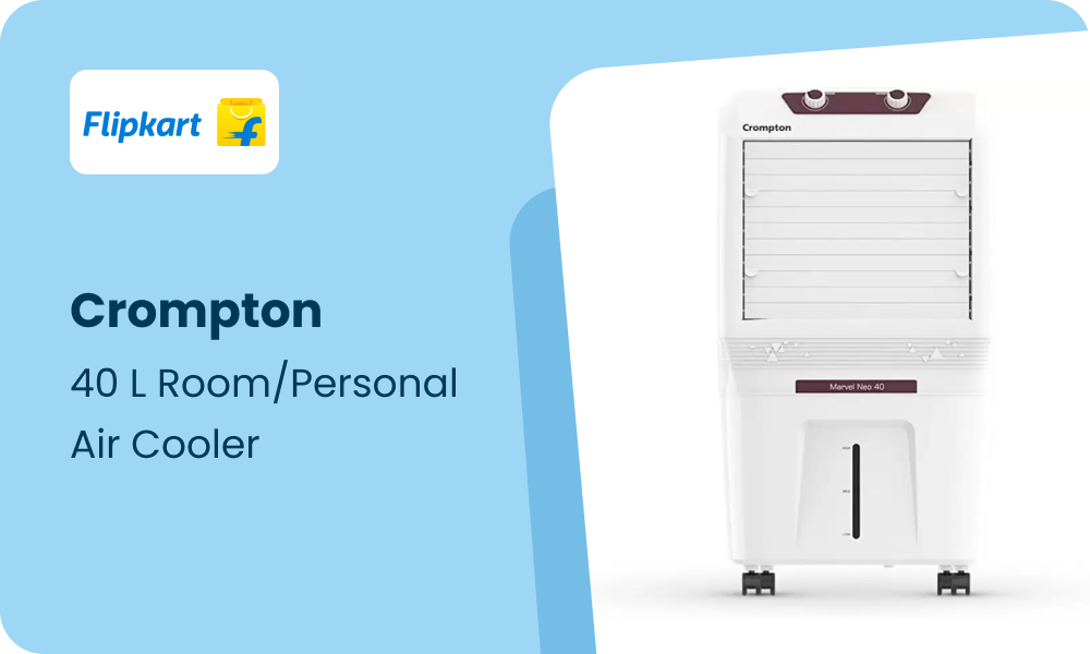 Crompton 40 L Room/Personal Air Cooler